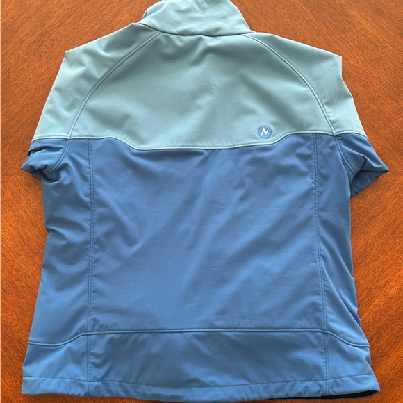 Marmot Tempo Blue Full-Zip Soft Shell Jacket XL - Picture 12 of 15